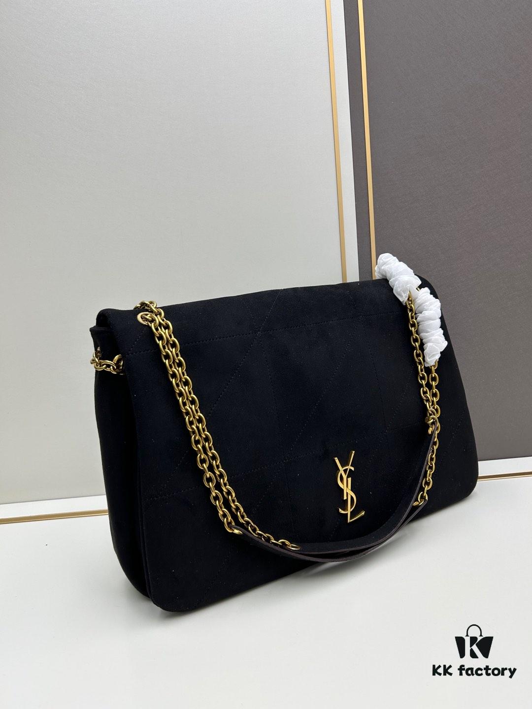 New Arrival with Box 💰 YSL Vintage Classic JAMIE Large Suede Handbag