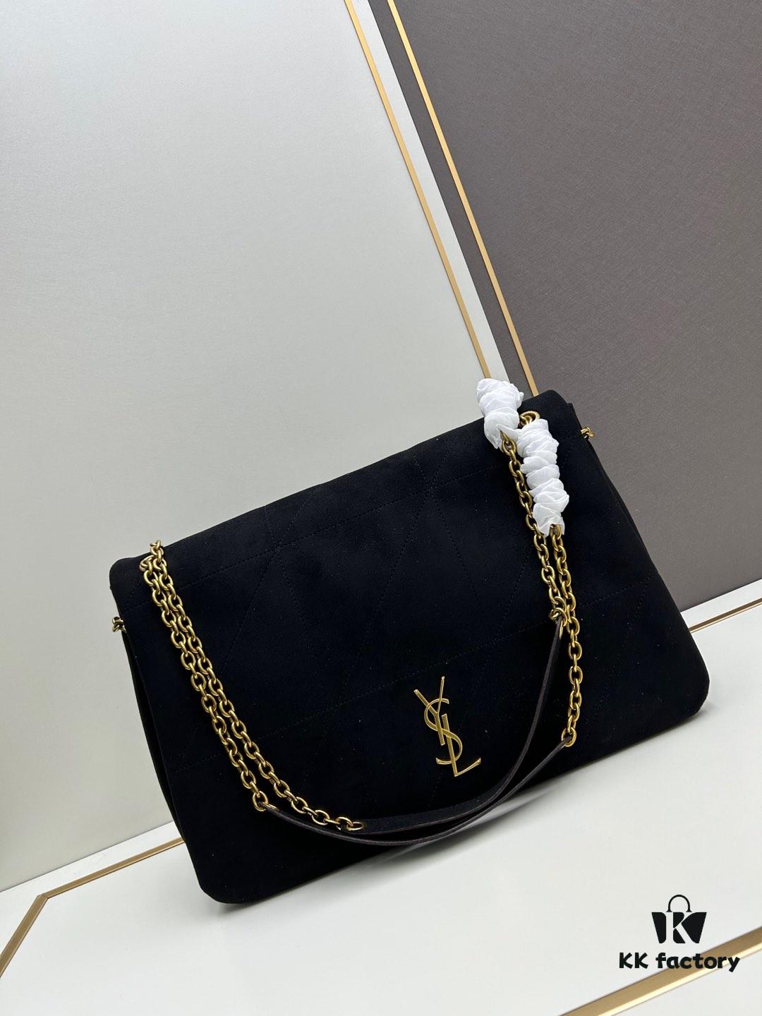 New Arrival with Box 💰 YSL Vintage Classic JAMIE Large Suede Handbag