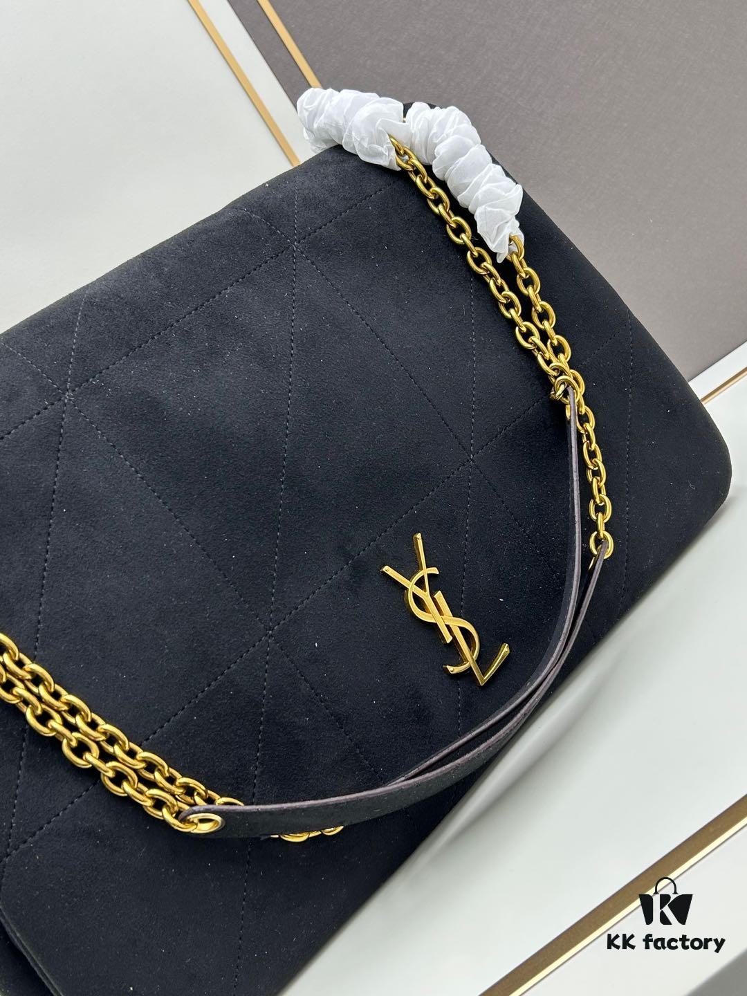 New Arrival with Box 💰 YSL Vintage Classic JAMIE Large Suede Handbag