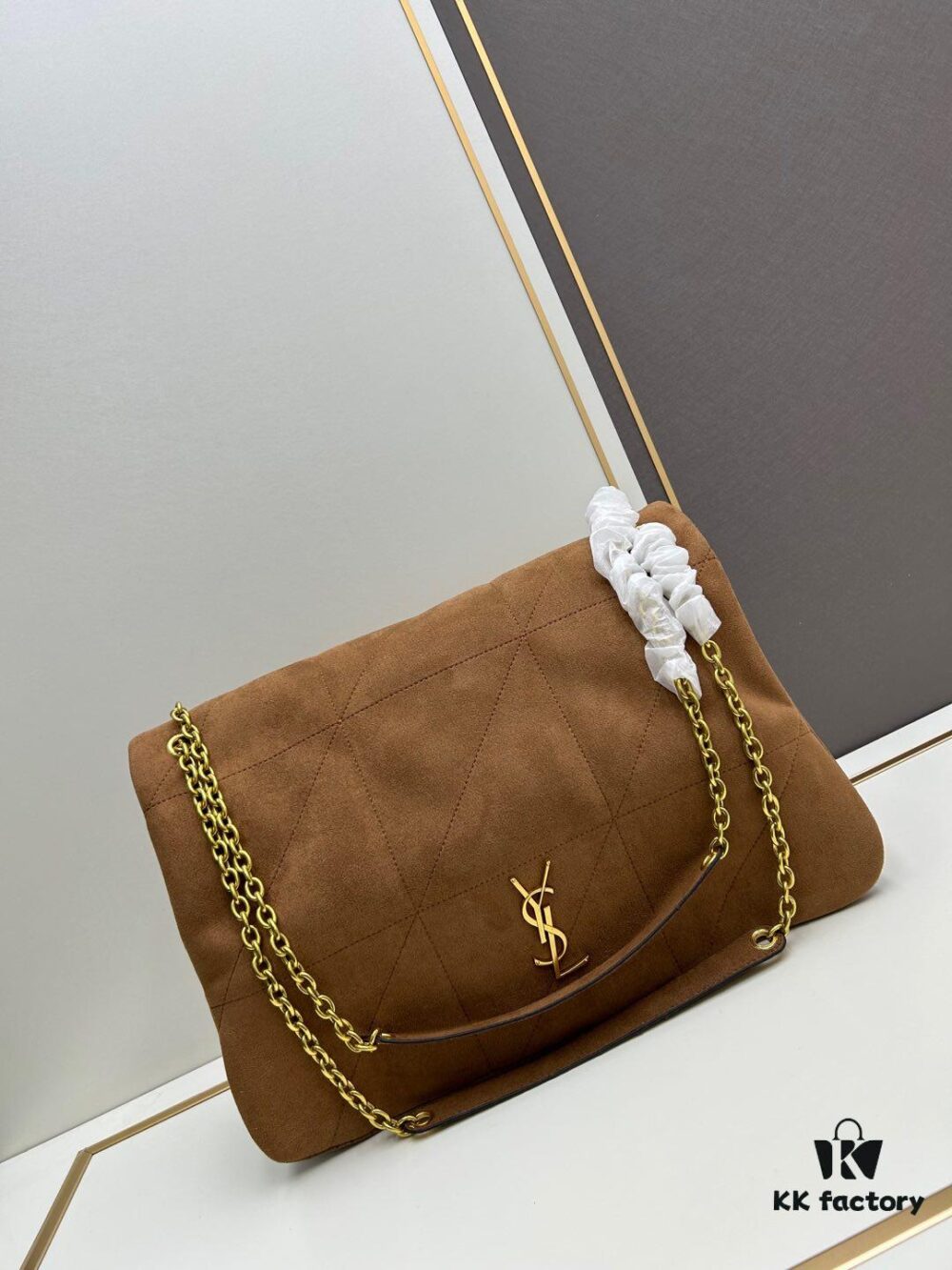 New Arrival with Box 💰YSL Vintage Classic JAMIE Large Suede Handbag