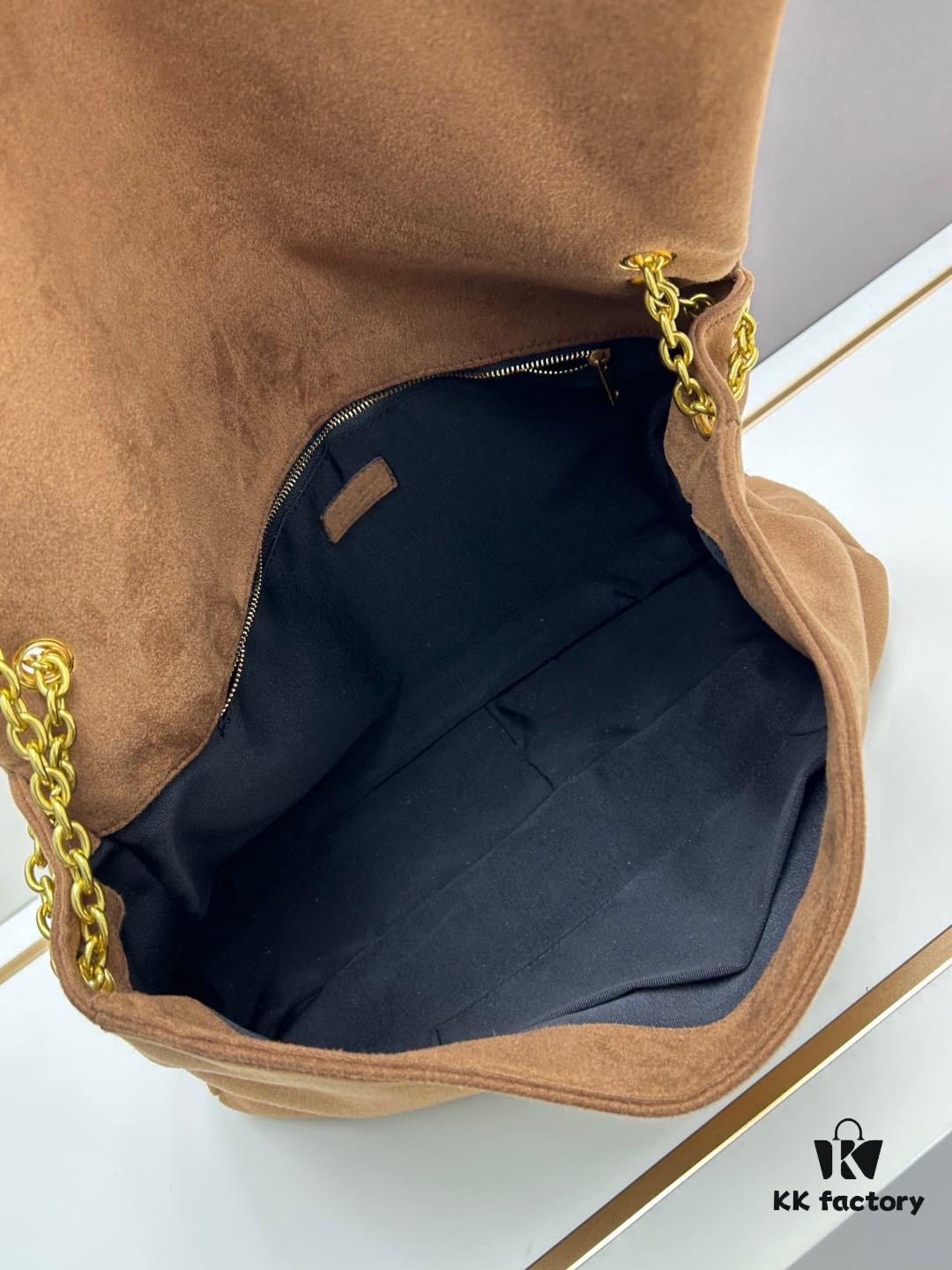 New Arrival with Box 💰YSL Vintage Classic JAMIE Large Suede Handbag