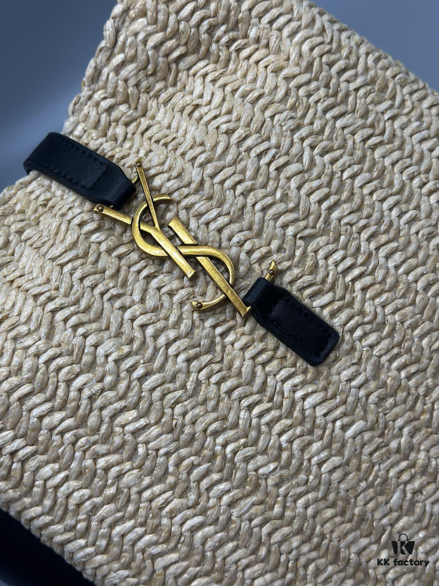 YSL Woven ✅ New Style Underarm Bag with Adjustable Strap for Crossbody or Shoulder Wear