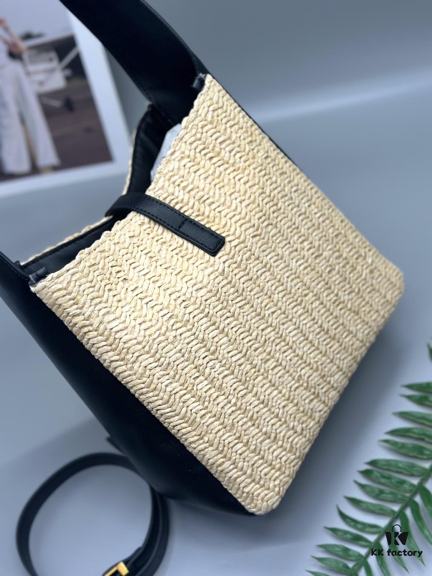 YSL Woven ✅ New Style Underarm Bag with Adjustable Strap for Crossbody or Shoulder Wear