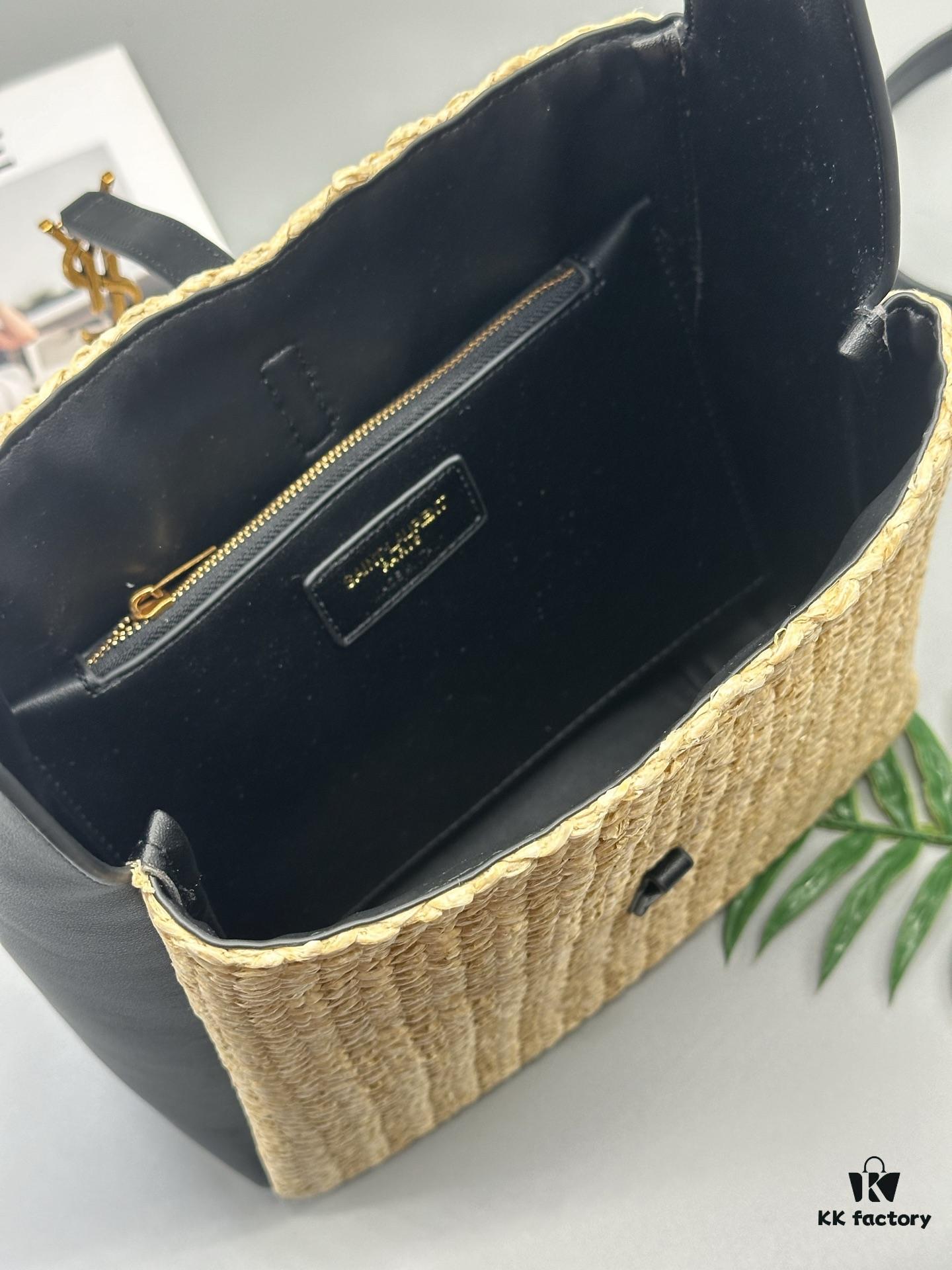 YSL Woven ✅ New Style Underarm Bag with Adjustable Strap for Crossbody or Shoulder Wear