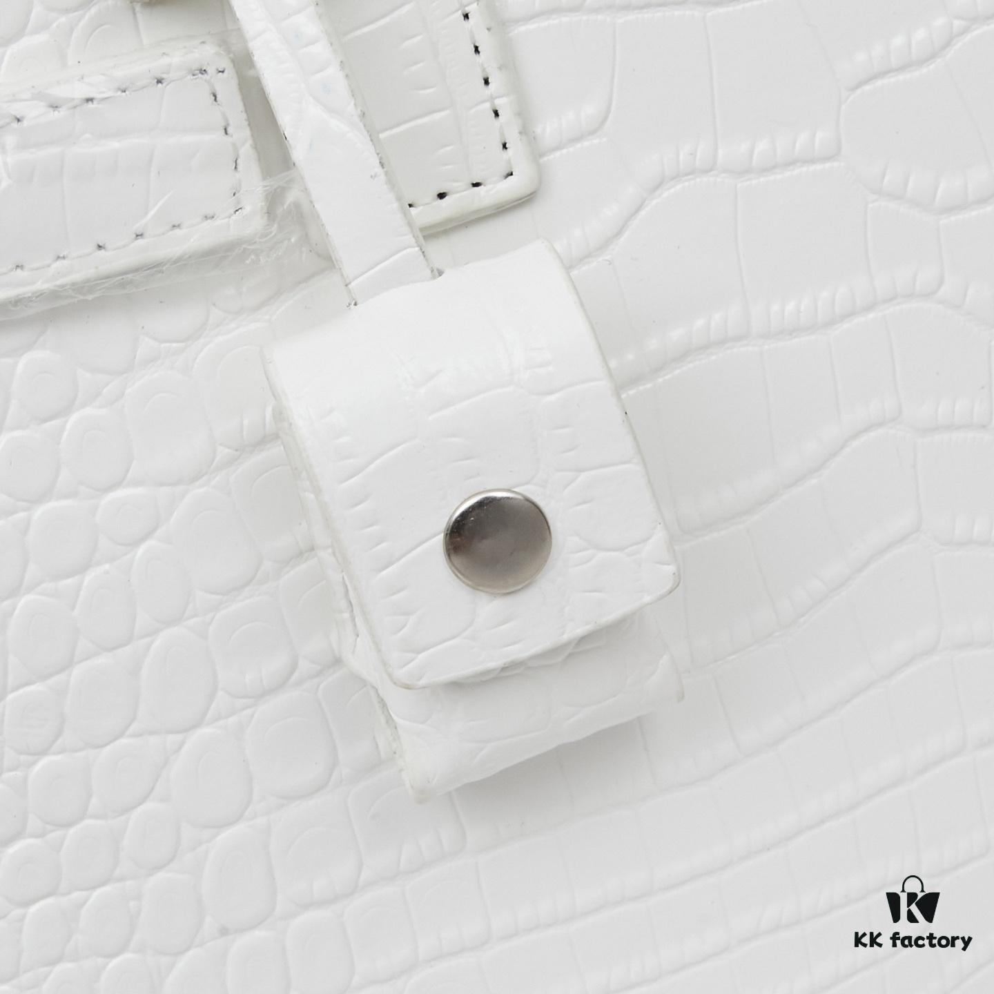 New Crocodile-Texture Rose-Inspired Street Style Bag | YSL's Iconic Lookalike