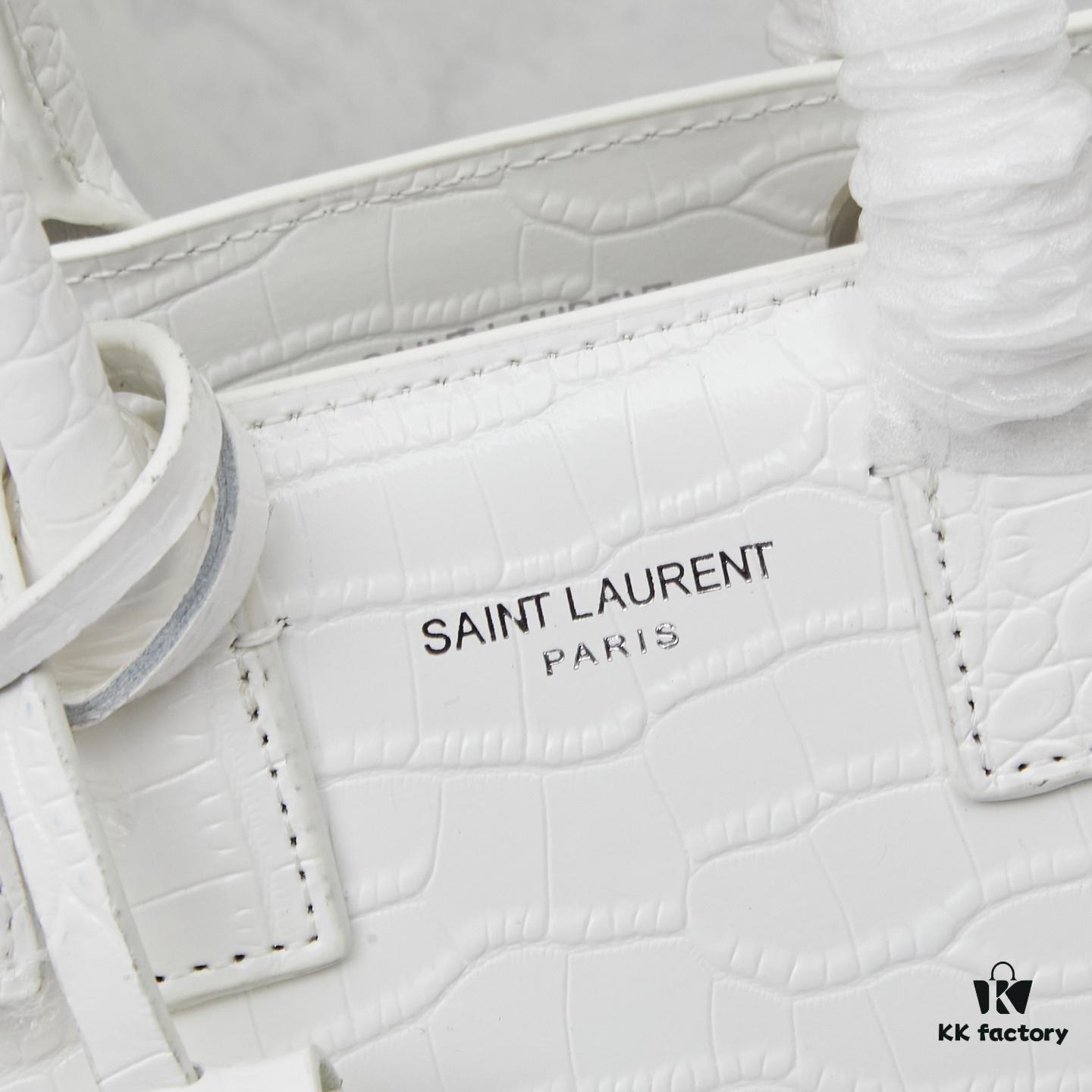 New Crocodile-Texture Rose-Inspired Street Style Bag | YSL's Iconic Lookalike