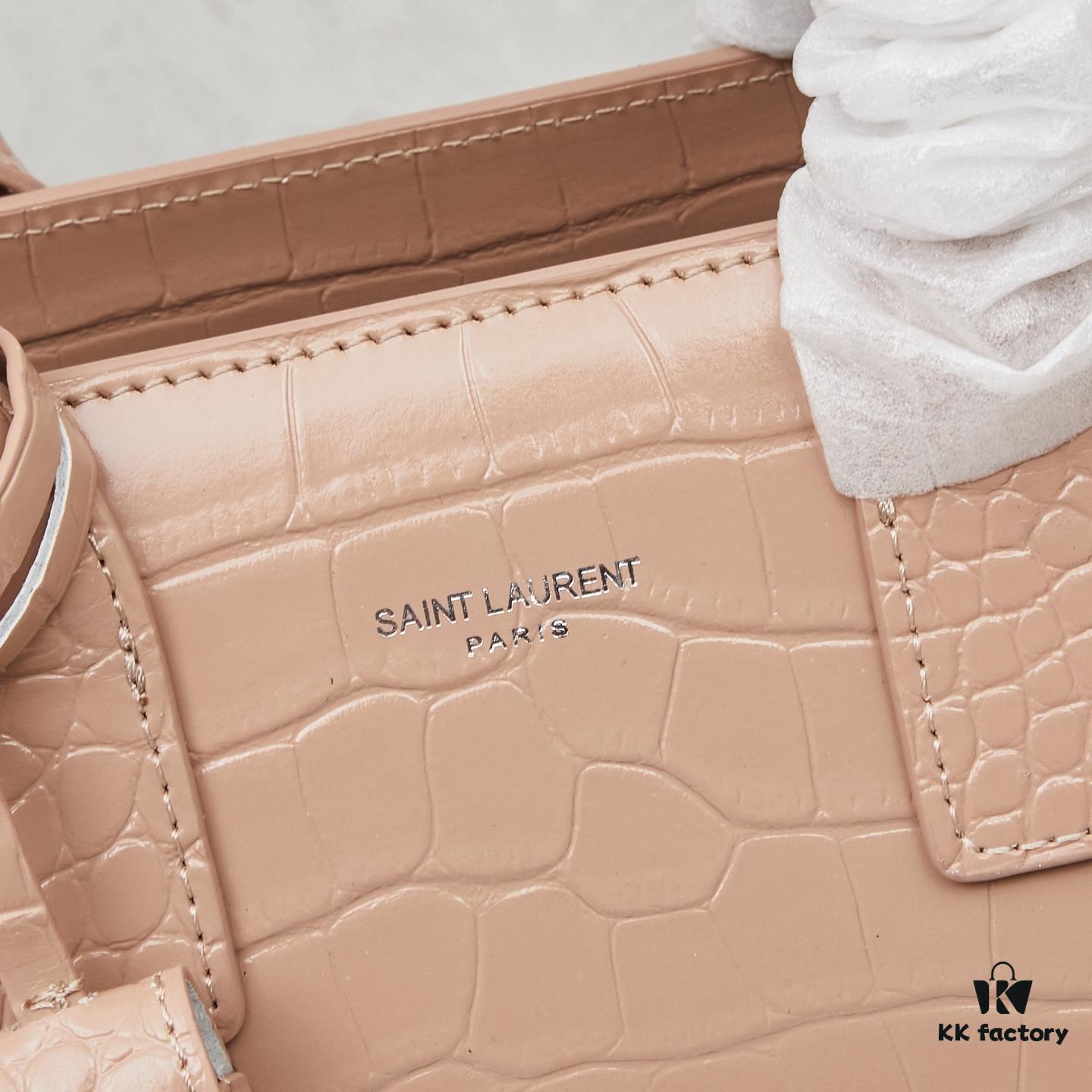 New Crocodile Pattern Bag Inspired by Rose's Street Style | YSL's Iconic Lookalike Chain Shoulder Bag