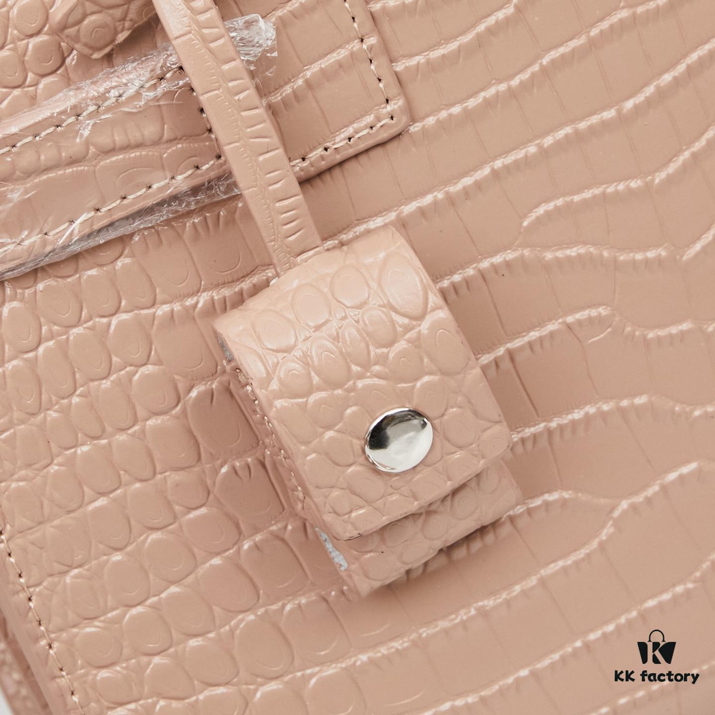 New Crocodile-Texture Rose-Inspired Street-Style Bag | YSL's Ultimate Muse