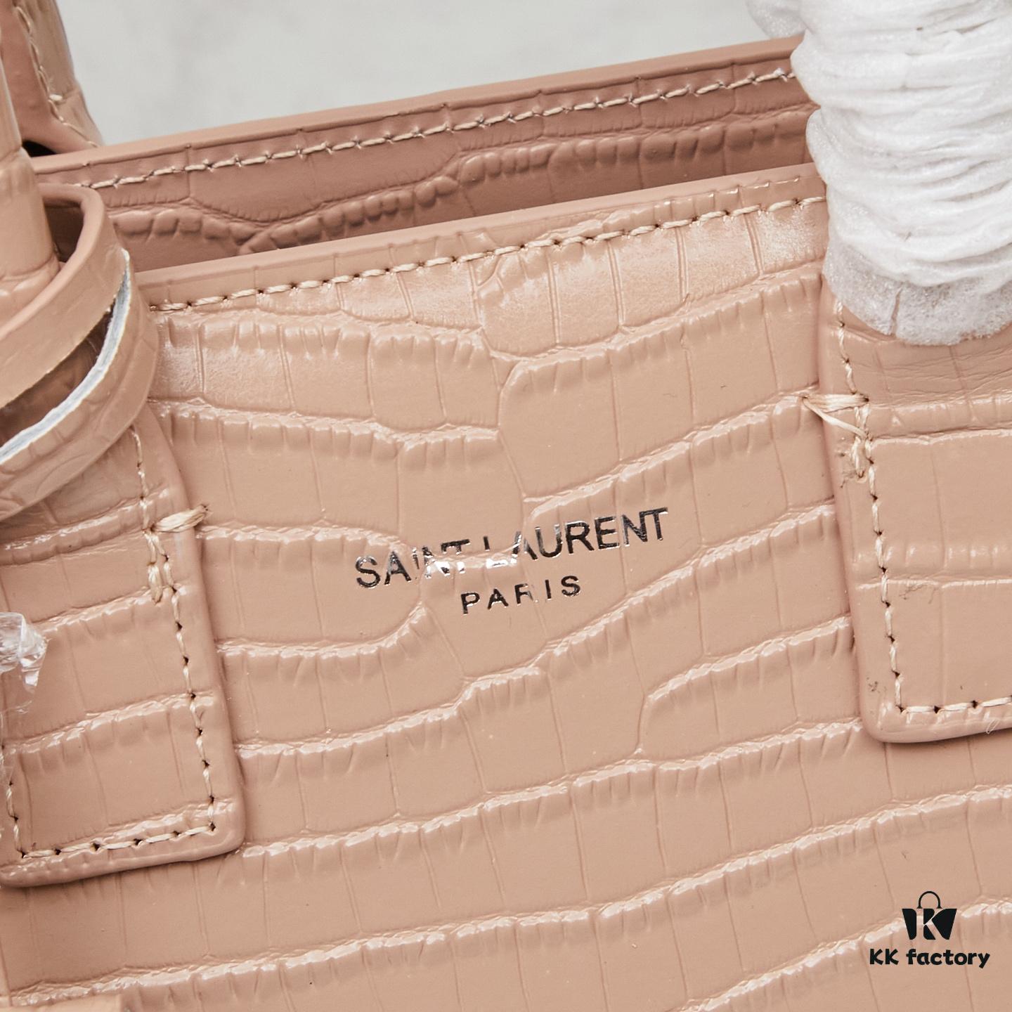 New Crocodile-Texture Rose-Inspired Street-Style Bag | YSL's Ultimate Muse