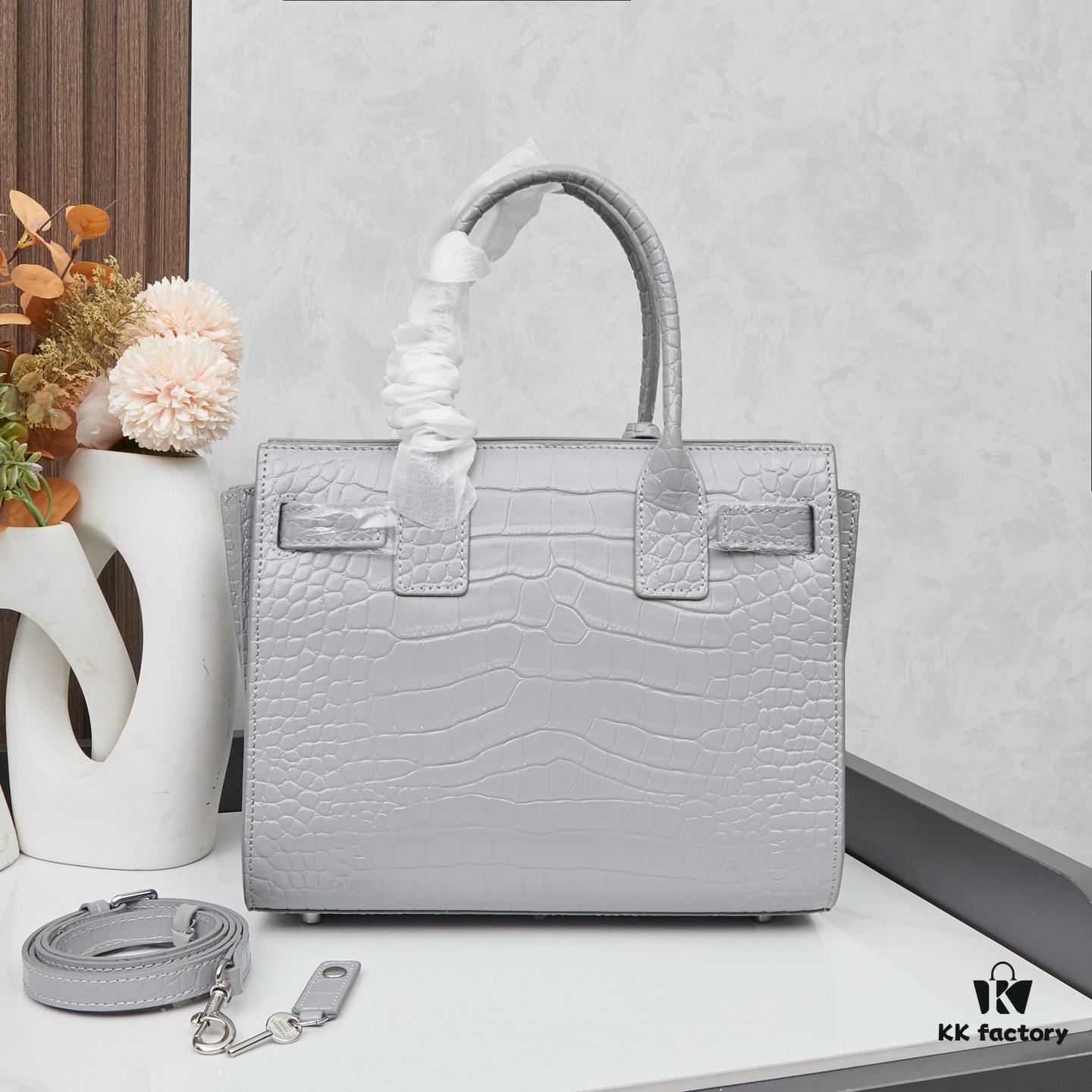 New Crocodile-Texture Rose-Inspired Streetwear Bag | YSL's Ultimate Celebrity Muse