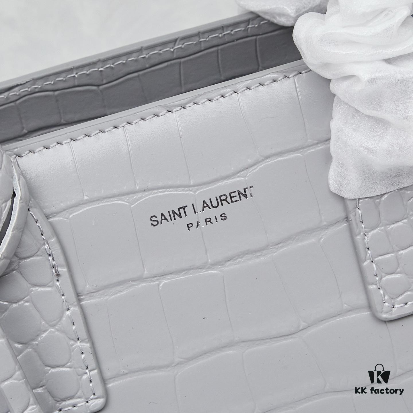 New Crocodile-Texture Rose-Inspired Streetwear Bag | YSL's Ultimate Celebrity Muse