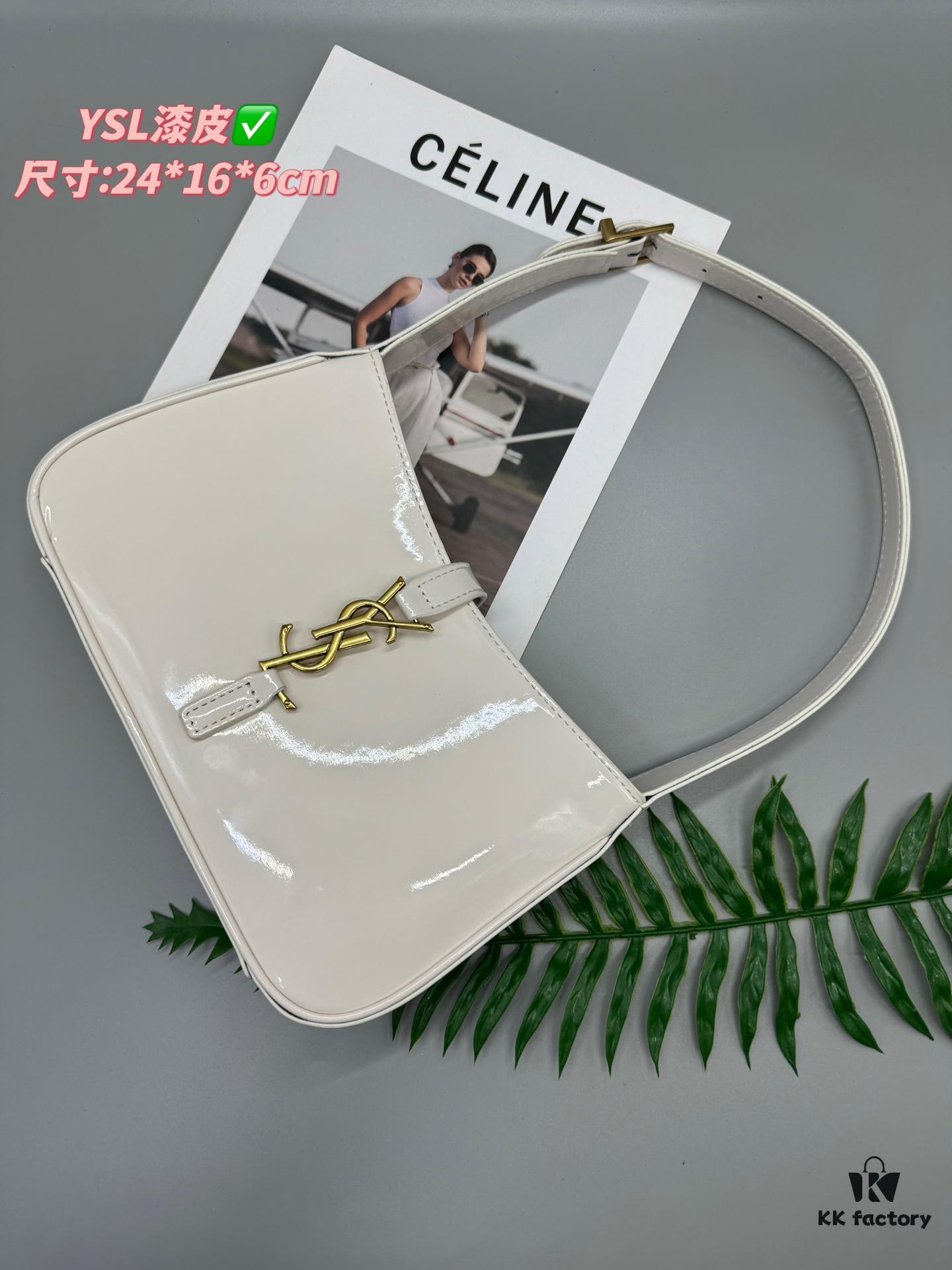 YSL Patent Leather Crossbody Bag