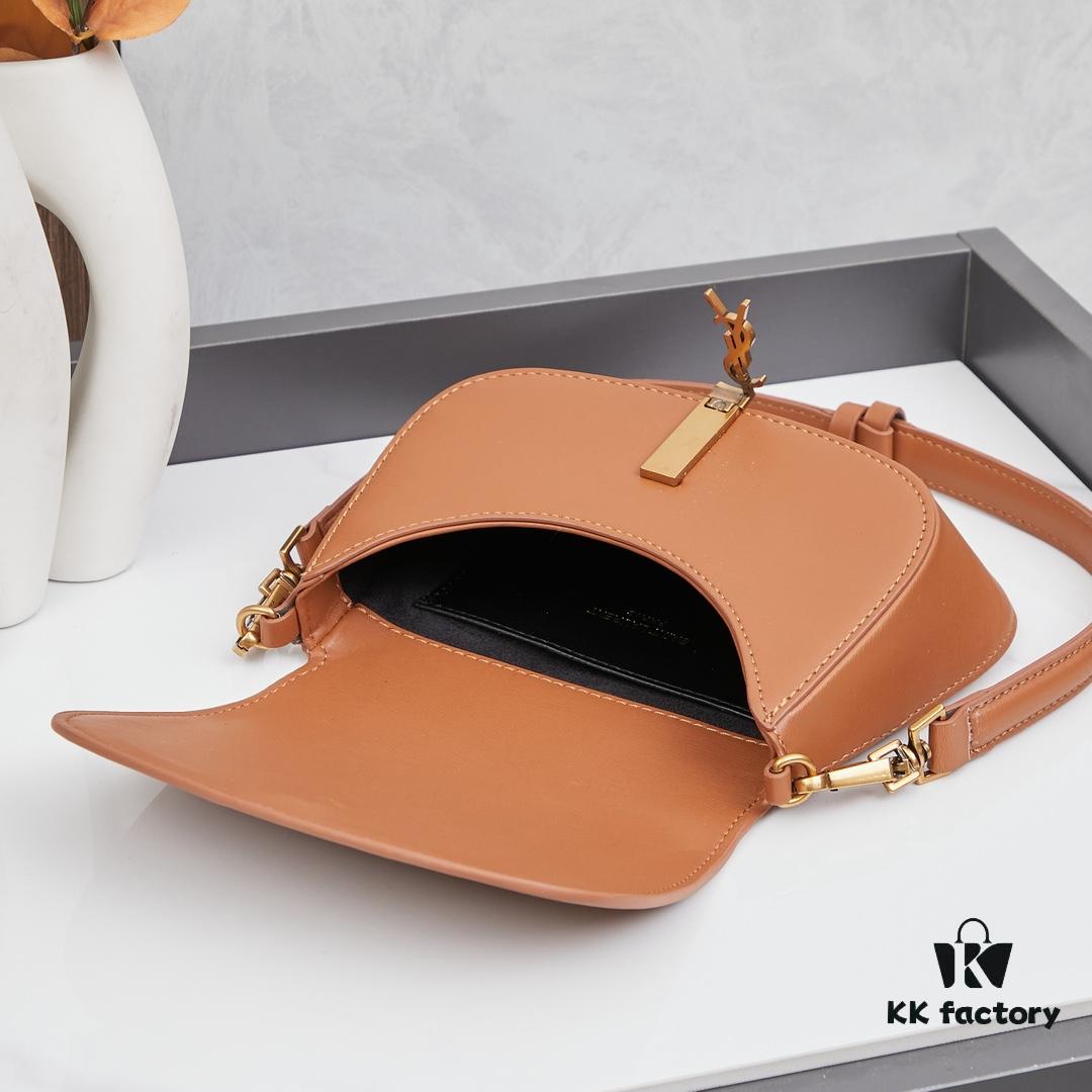 New Voltairé Box Style Bag | Sleek Design with Rich French Elegance | YSL-Inspired Saddle Bag Fusion