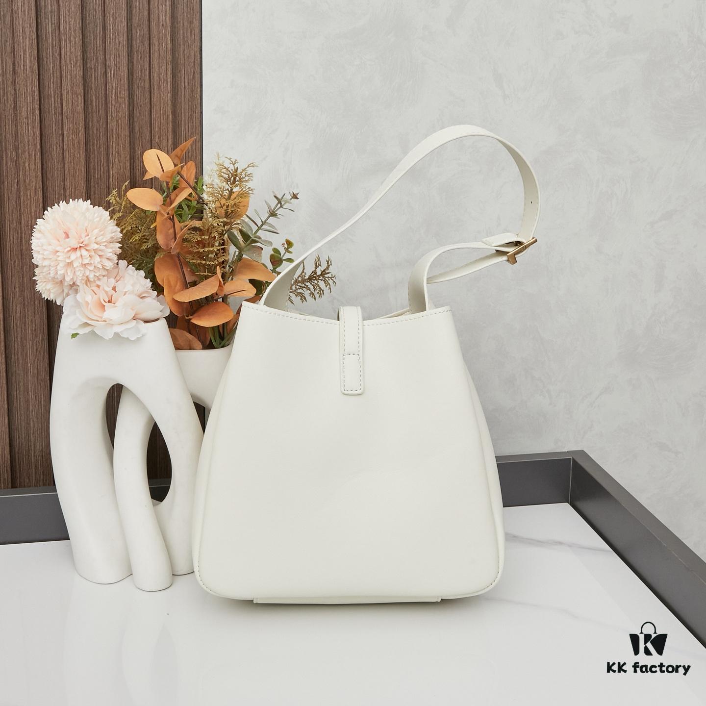 New YSL Shoulder Bag, Soft and Stylish in Black and Caramel