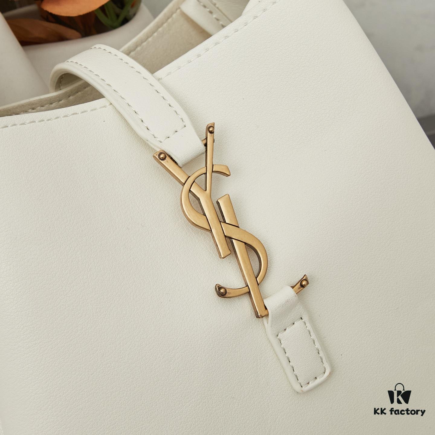 New YSL Shoulder Bag, Soft and Stylish in Black and Caramel