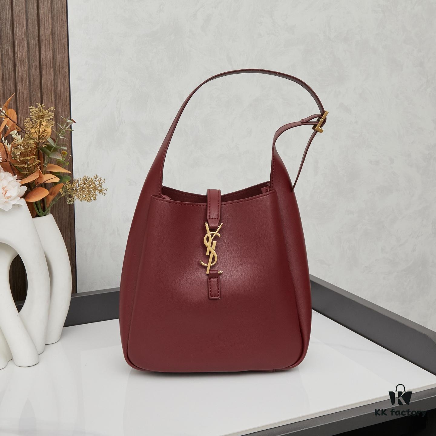 New YSL Shoulder Bag, Soft and Stylish in Black and Caramel