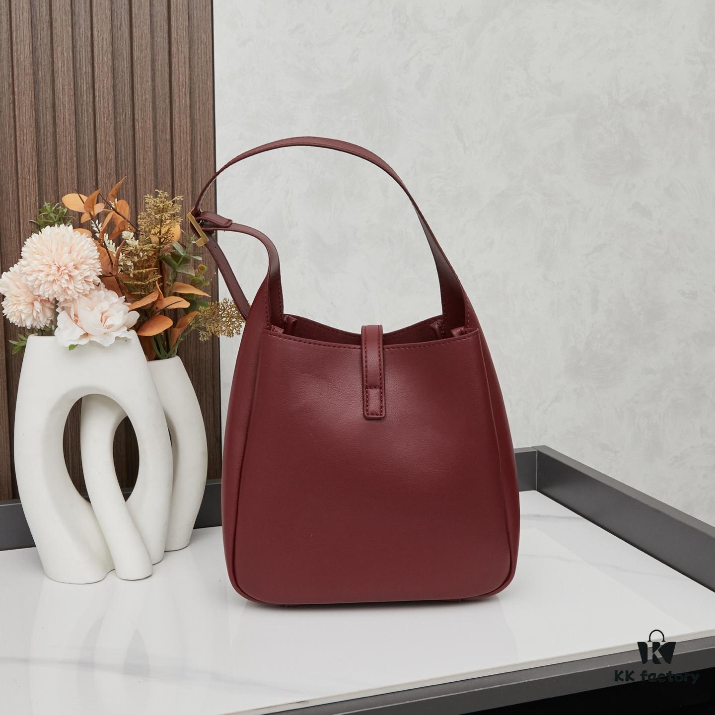 New YSL Shoulder Bag, Soft and Stylish in Black and Caramel