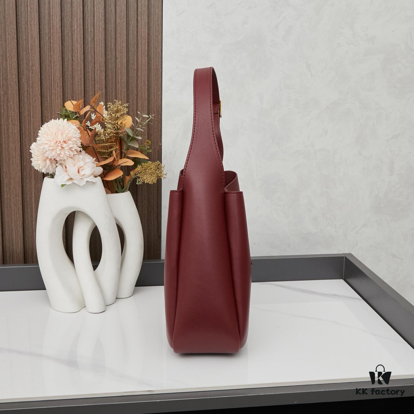 New YSL Shoulder Bag, Soft and Stylish in Black and Caramel