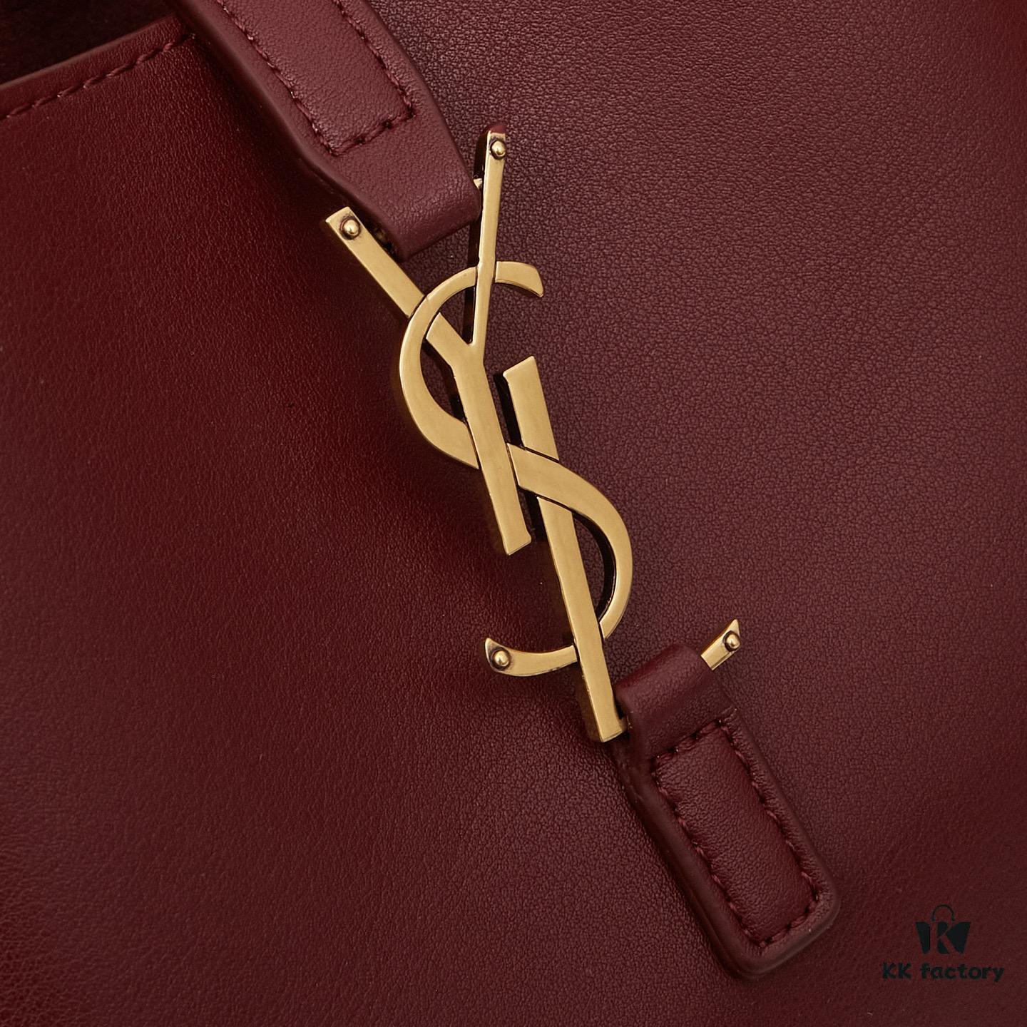 New YSL Shoulder Bag, Soft and Stylish in Black and Caramel