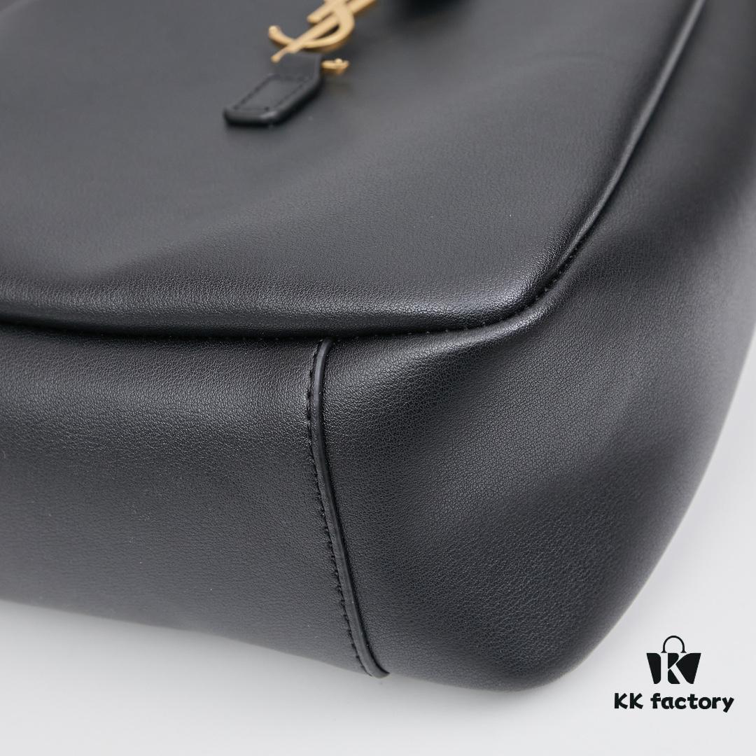 New YSL Shoulder Bag, Soft and Stylish in Black and Caramel