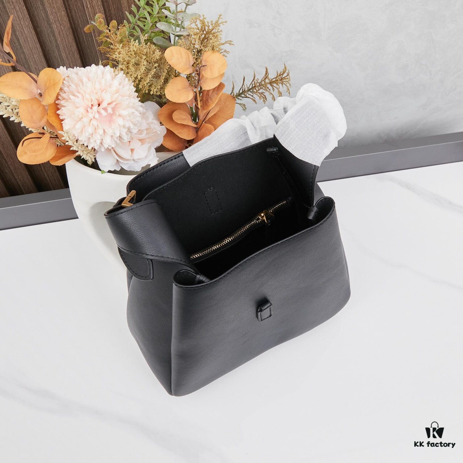 New YSL Shoulder Bag, Soft and Stylish in Black and Caramel