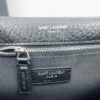 Large Soft Grained Leather Handbag with Classic YSL Logo