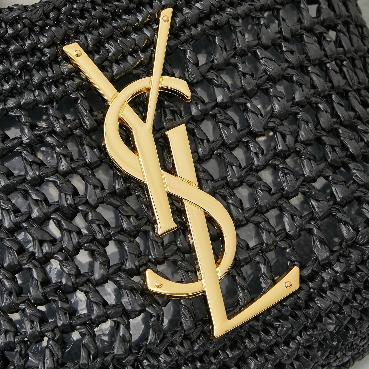 New Mini YSL Icare in Raffia – Elegance and Care Combined