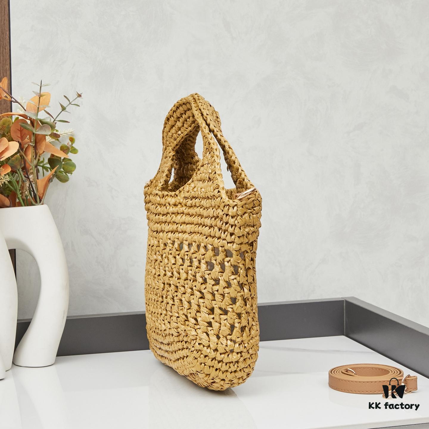 New Arrival Mini YSL Icare in Raffia – Elegant Symbol of Love, Resilience, and Devotion