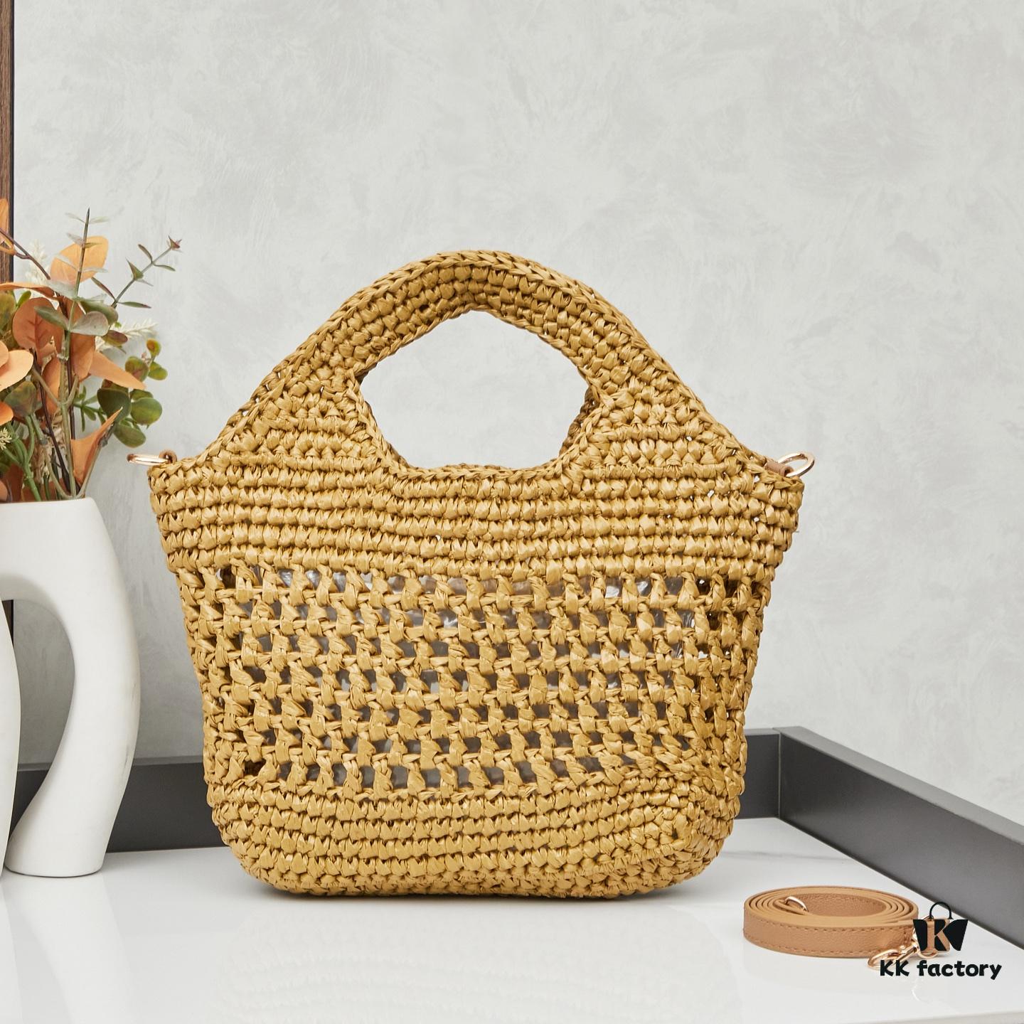 New Arrival Mini YSL Icare in Raffia – Elegant Symbol of Love, Resilience, and Devotion