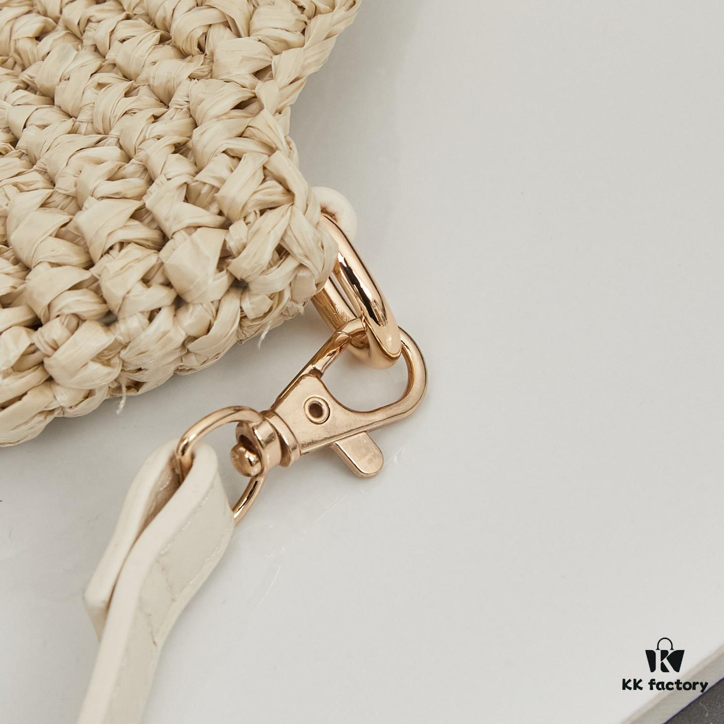 New Mini YSL Icare in Raffia – Elegant Fusion of Craftsmanship and Love