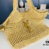 New Large YSL Raffia ICARE Bag with Mini Compartment