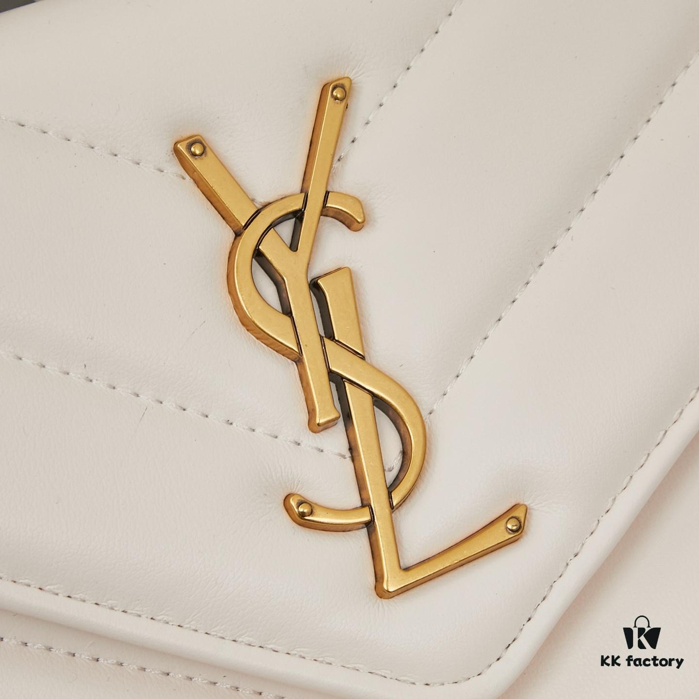 New Small YSL Saint Laurent LouLou Box Bag with Box