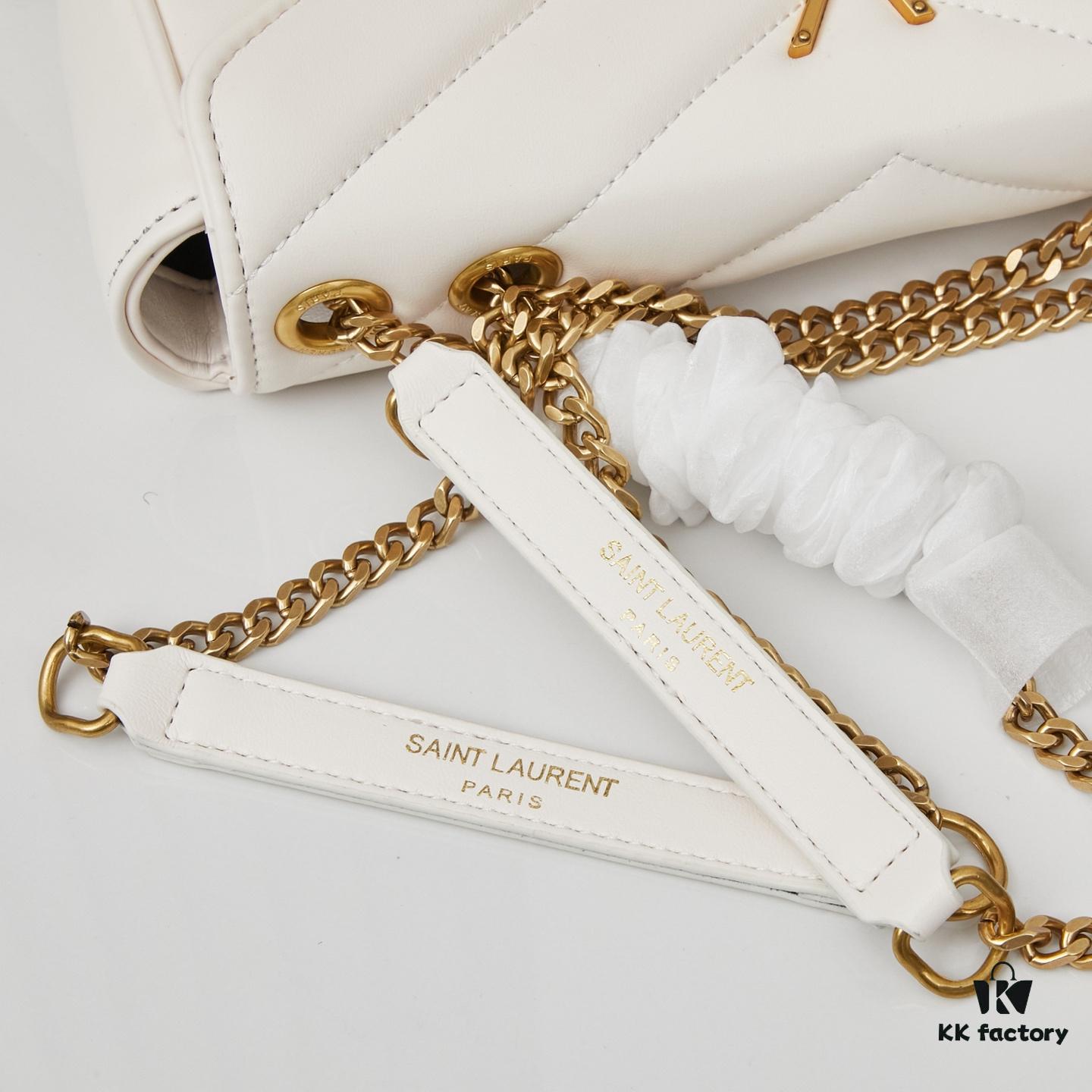 New Small YSL Saint Laurent LouLou Box Bag with Box