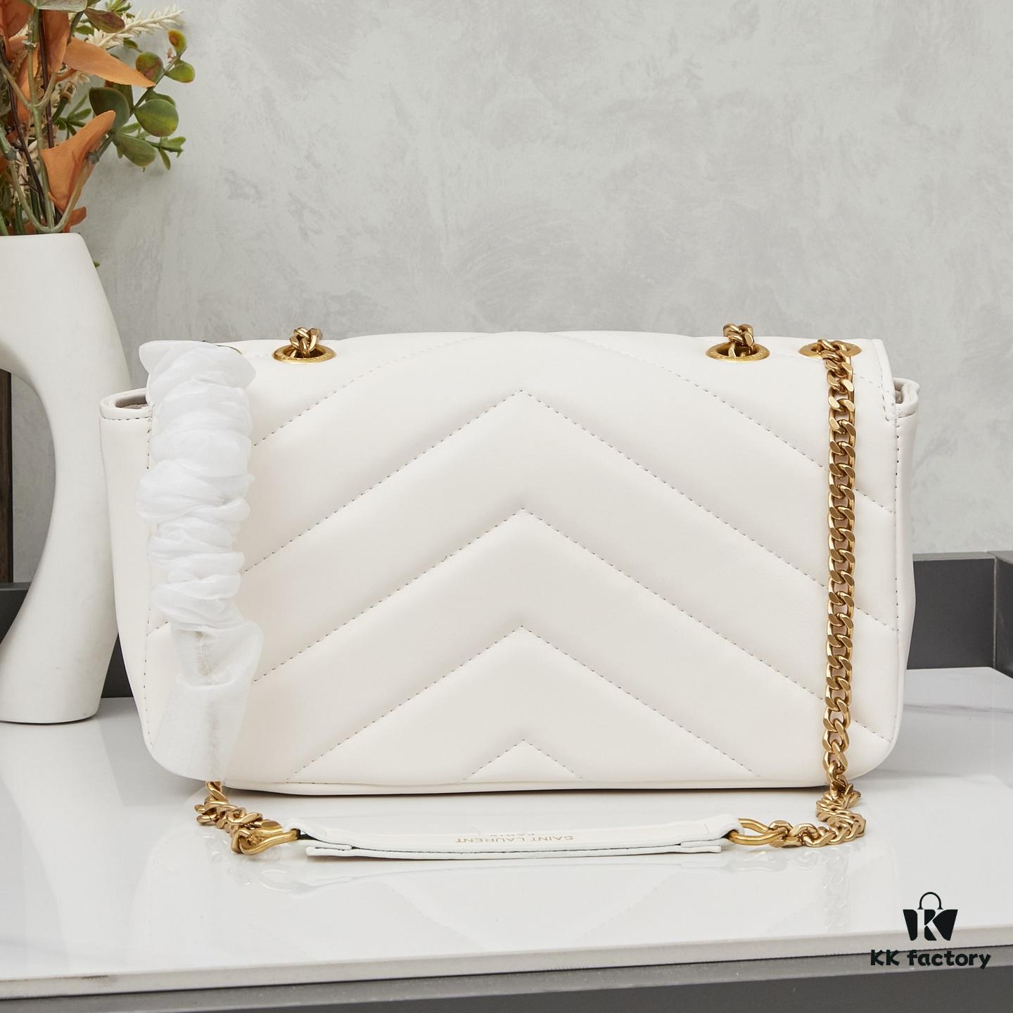 New Small YSL Saint Laurent LouLou Box Bag with Box