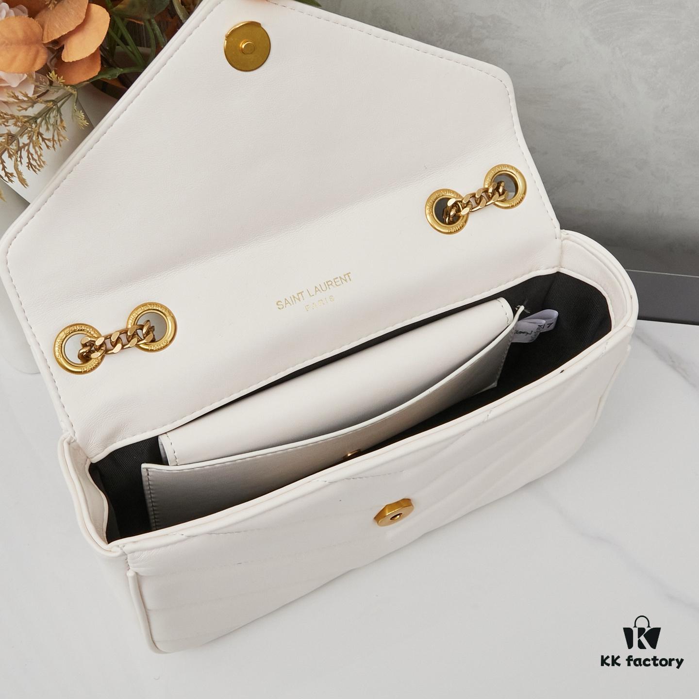 New Small YSL Saint Laurent LouLou Box Bag with Box