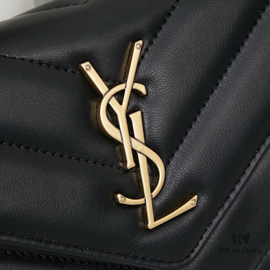 New Small YSL Saint Laurent LouLou Square Bag with Box