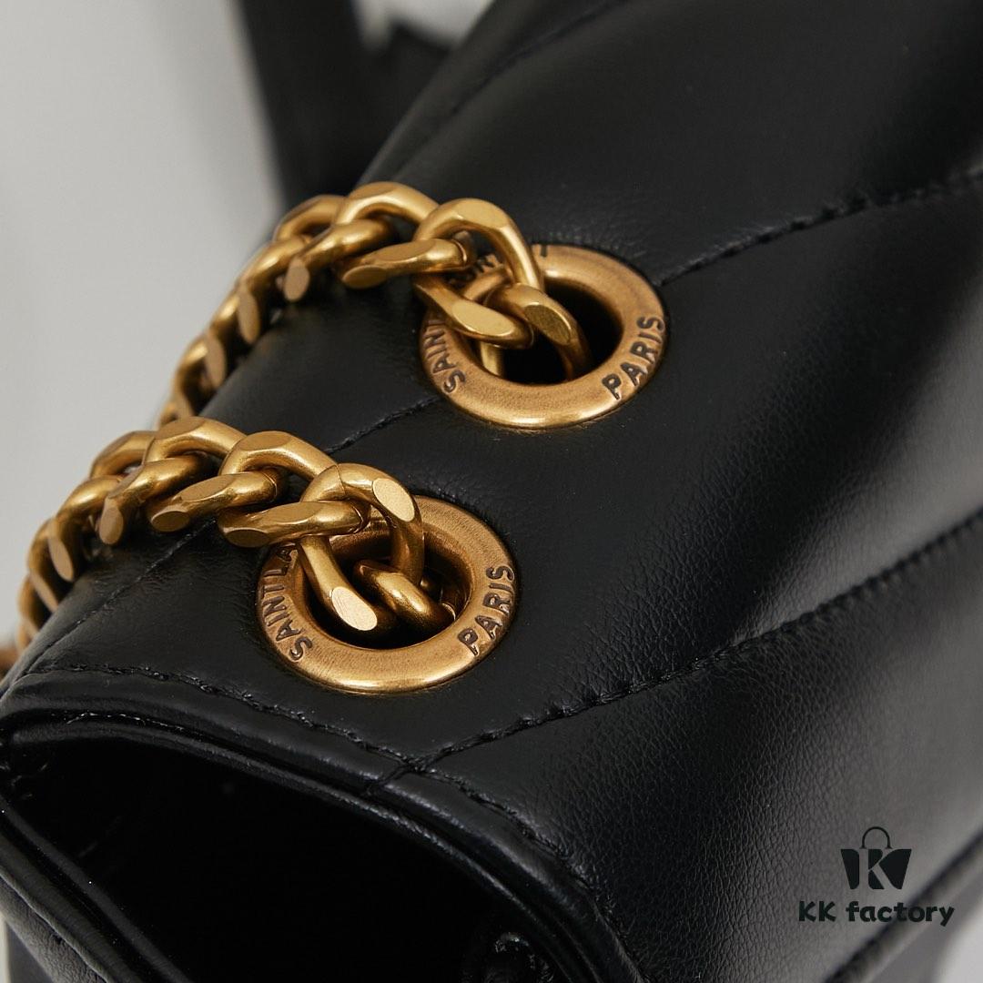 New Small YSL Saint Laurent LouLou Square Bag with Box