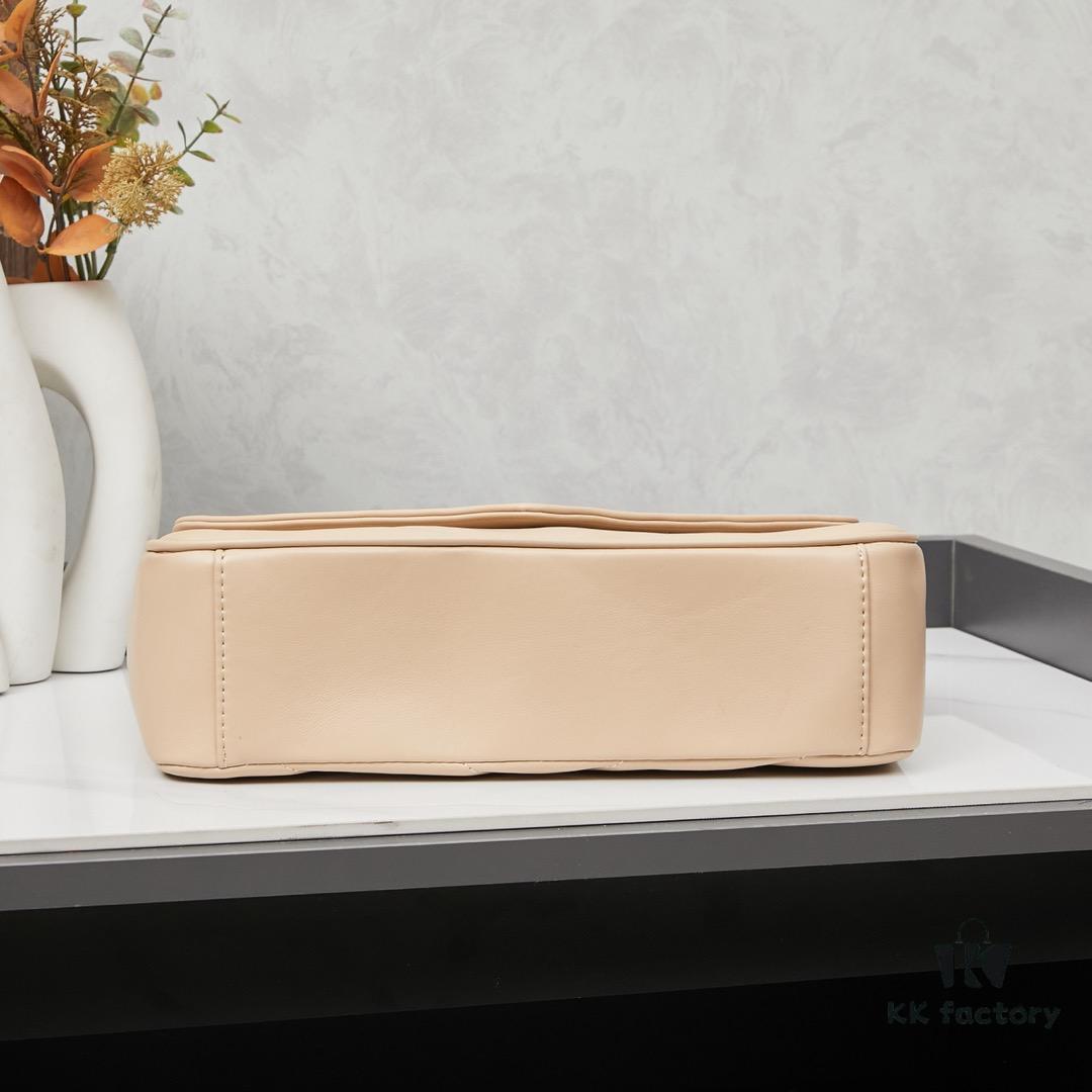 New Large YSL Saint Laurent LouLou Box Bag - Shiny Coated Lambskin with Box and Cardholder