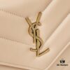 New Large YSL Saint Laurent LouLou Box Bag - Shiny Coated Lambskin with Box and Cardholder