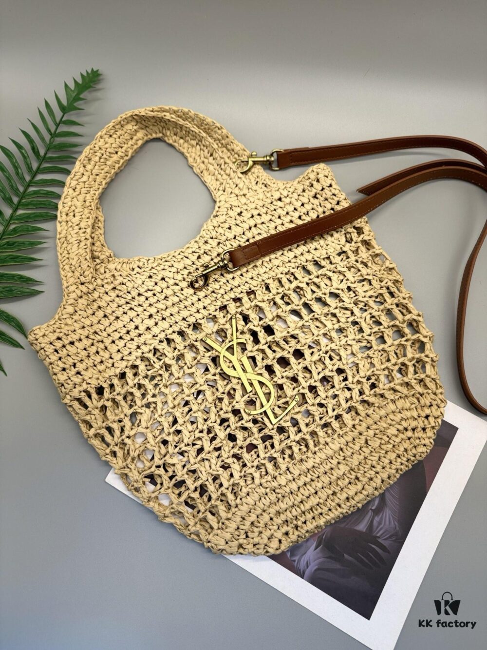 YSL New Arrival Juice Series Small Size New Style Woven Bag with Authentic Logo and Adjustable Hardware Buckle Strap