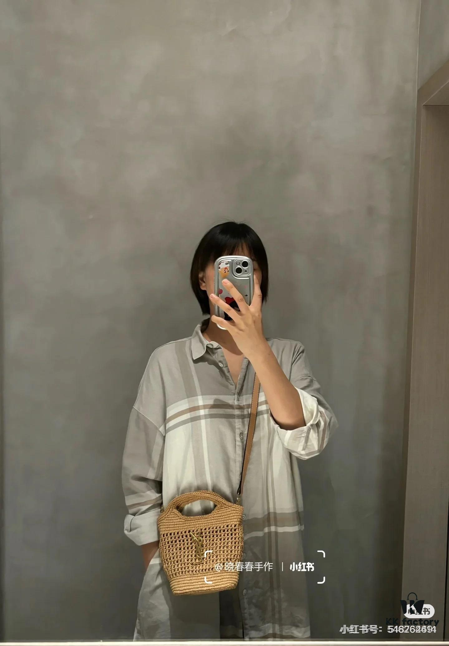 YSL New Arrival Juice Series Small Size New Style Woven Bag with Authentic Logo and Adjustable Hardware Buckle Strap