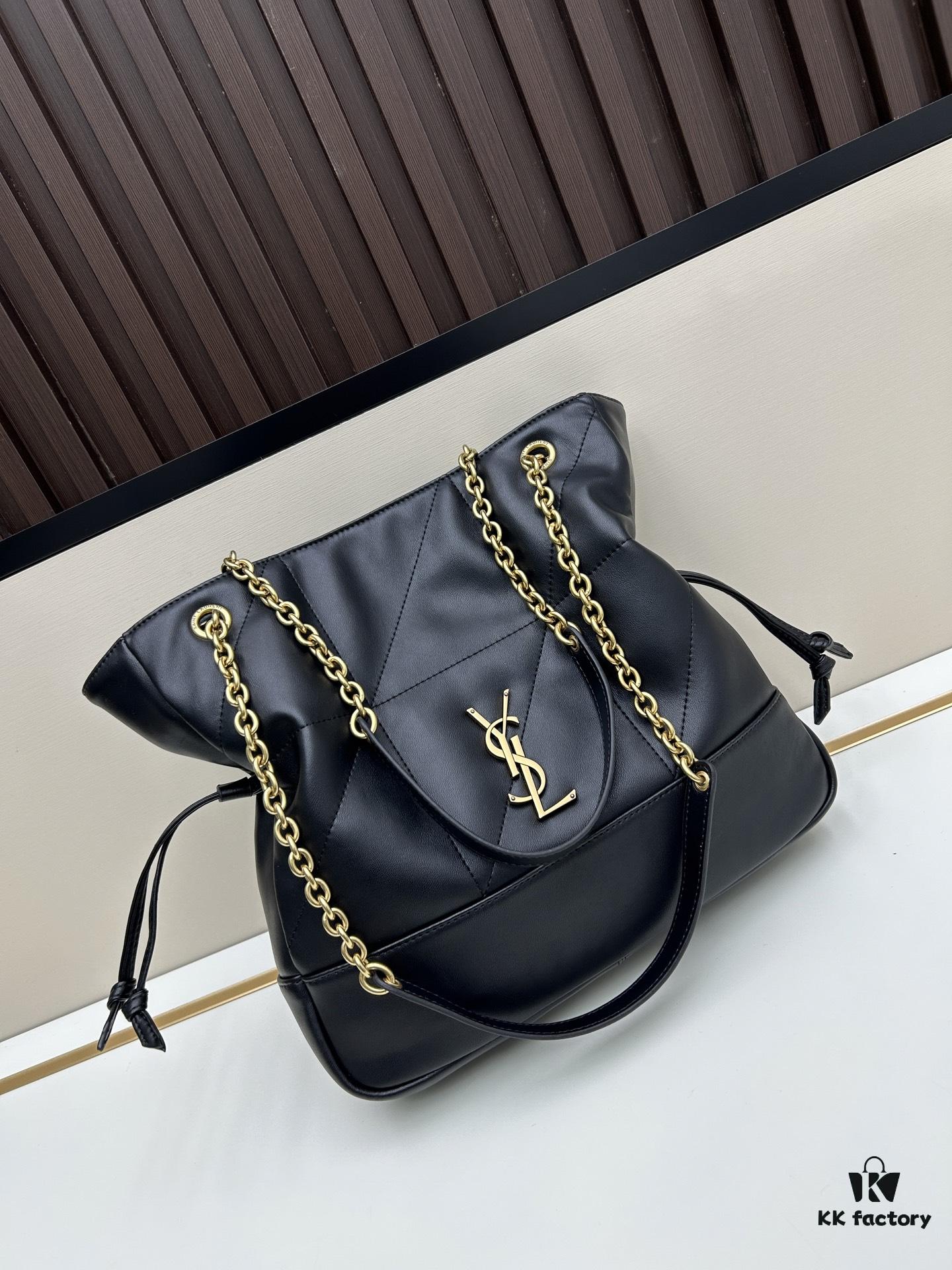 YSL New Small Jamie 4.3 Large Pochon Lambskin Shoulder Bag