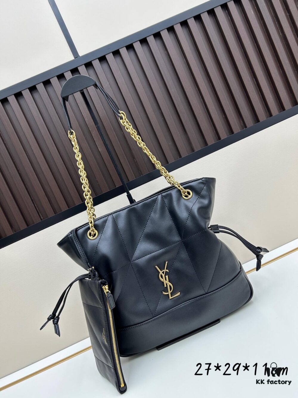 YSL New Small Jamie 4.3 Large Pochon Lambskin Shoulder Bag