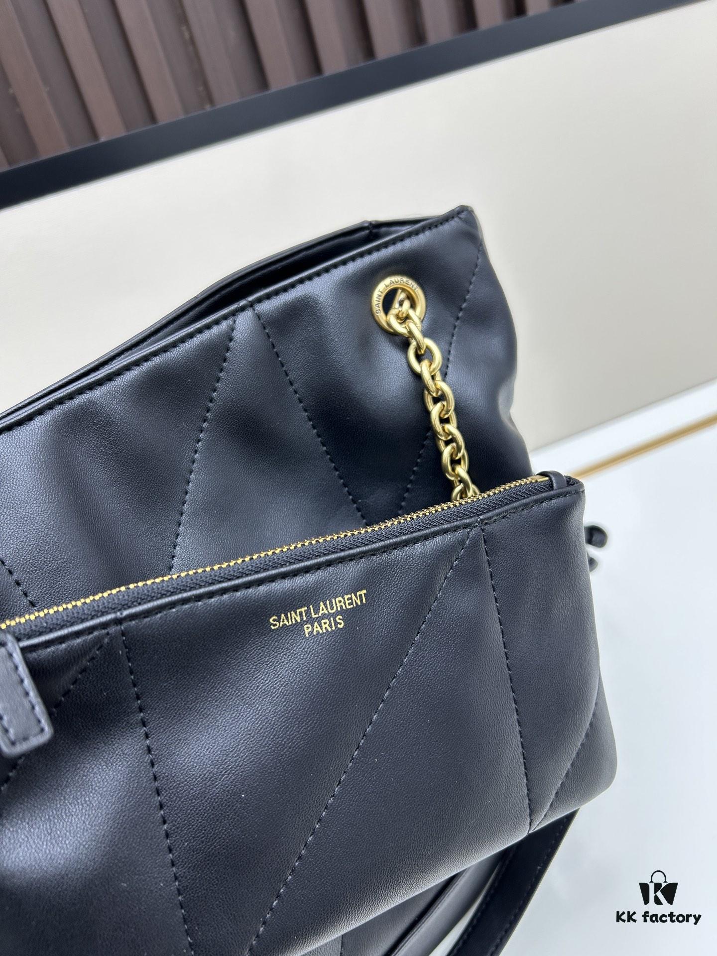 YSL New Small Jamie 4.3 Large Pochon Lambskin Shoulder Bag