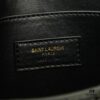 YSL Sunset Crocodile Embossed Shiny Leather Chain Handbag with Box