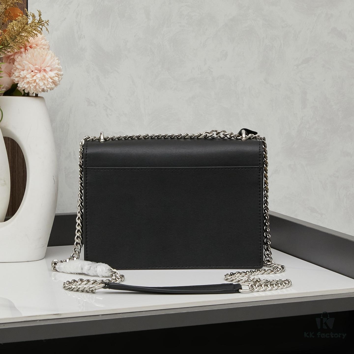 New Arrival with Box 💰 YSL Sunset Chain Bag, Smooth Fine-Grained Calfskin