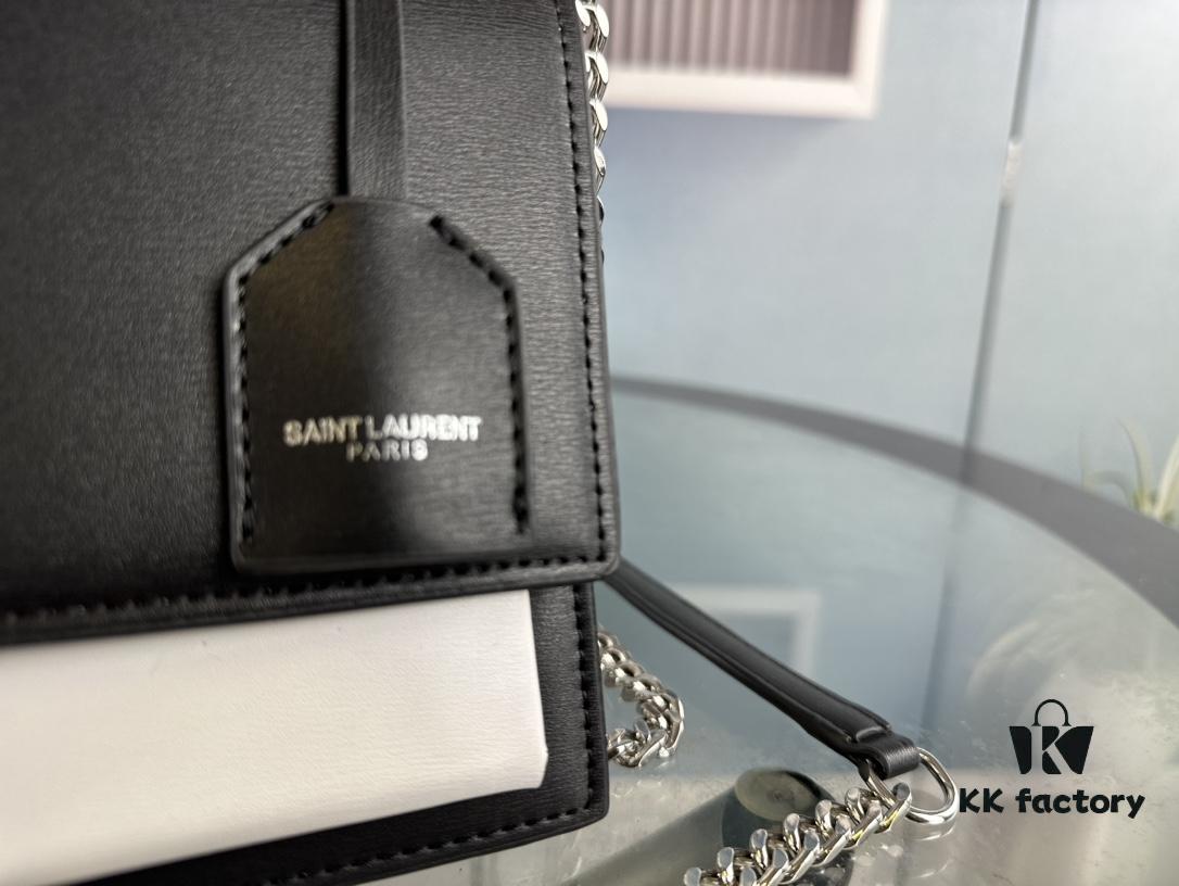 New Arrival with Box 💰 YSL Sunset Chain Bag, Smooth Fine Grain Calfskin