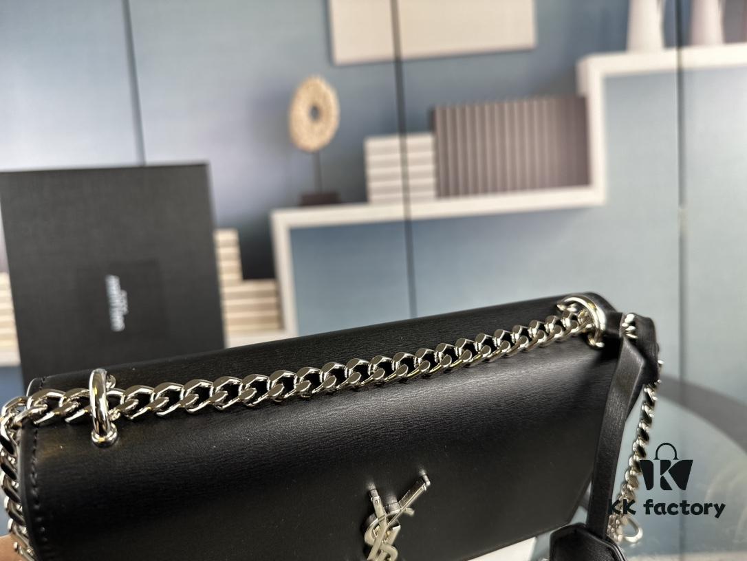 New Arrival with Box 💰 YSL Sunset Chain Bag, Smooth Fine Grain Calfskin