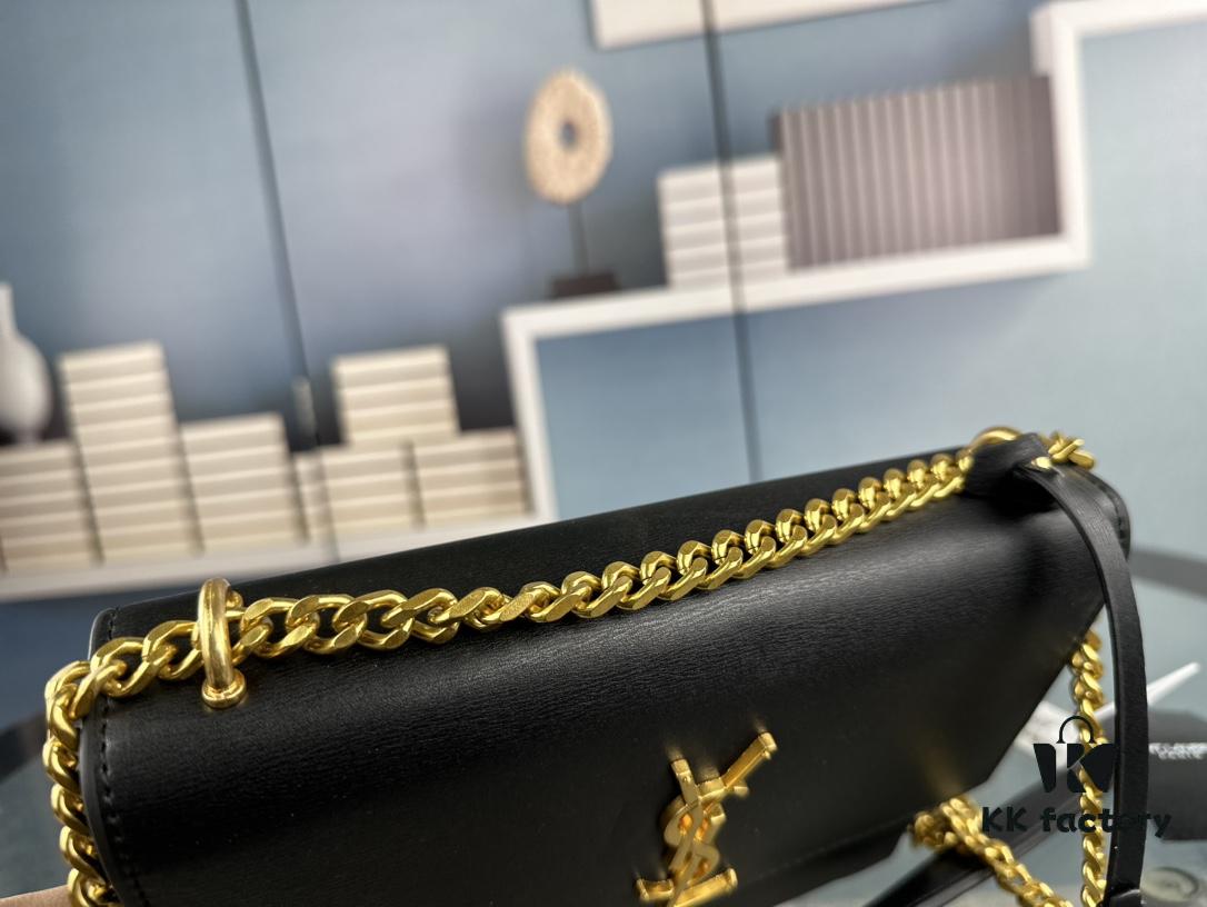 New Arrival with Box 💰 YSL Sunset Chain Bag, Smooth Fine Grain Calfskin