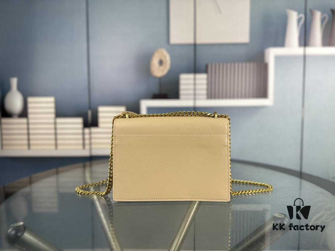 New Arrival with Box YSL Sunset Chain Bag, Smooth Fine Grain Calfskin